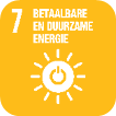 Logo SDG 7 Betaalbare en duurzame energie 